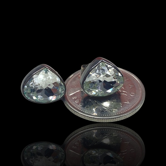 Sterling Silver CZ Studs - Picture 3 of 4